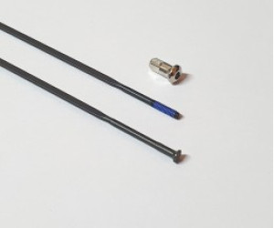 Спиця BLACK INC Pillar Direct Tension Black 